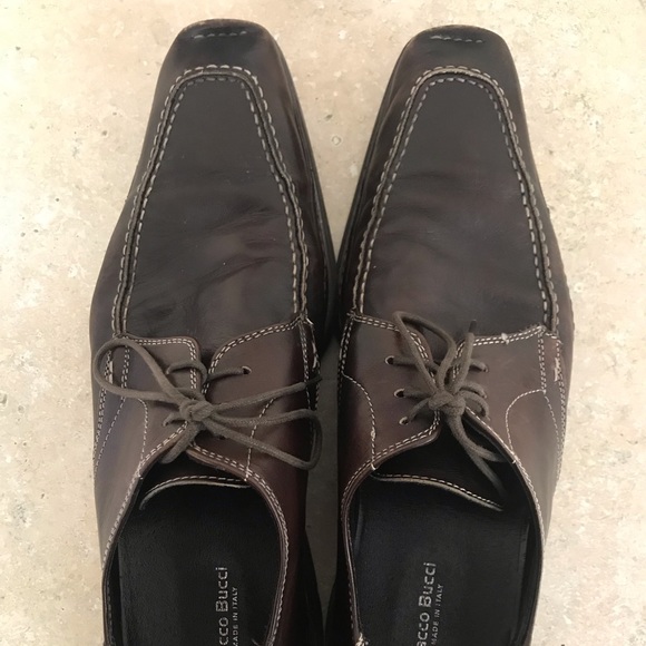 Bacco Bucci Other - BACCO BUCCI Dark Brown Leather Italian Shoes 9.5